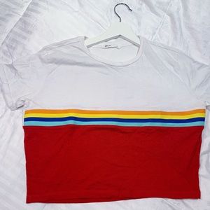 New summer crop top t-shirt